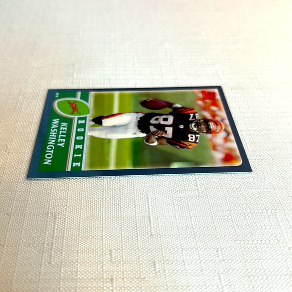 Topps Rookie Card NFL Kelley Washington Cincinnati Bengals - Picture 3 of 11